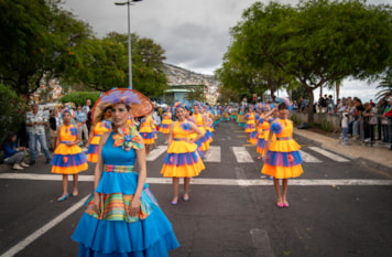 04Mai25 Festa das Flores - Ala Jovens (vestido laranja)